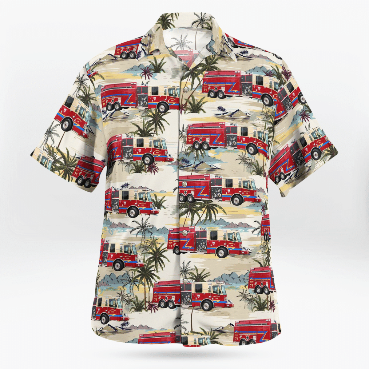 COOL Nueces County Texas Annaville Fire Department Nueces County ESD 1 3D Hawaii Shirt2