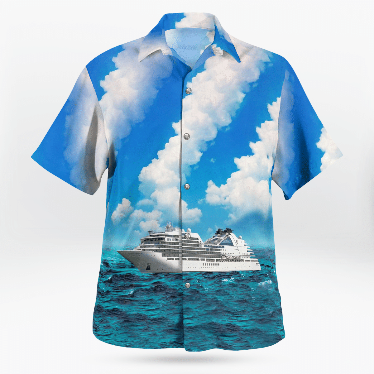 HOT Seabourn Cruise Line Seabourn Ovation Tropical Shirt2