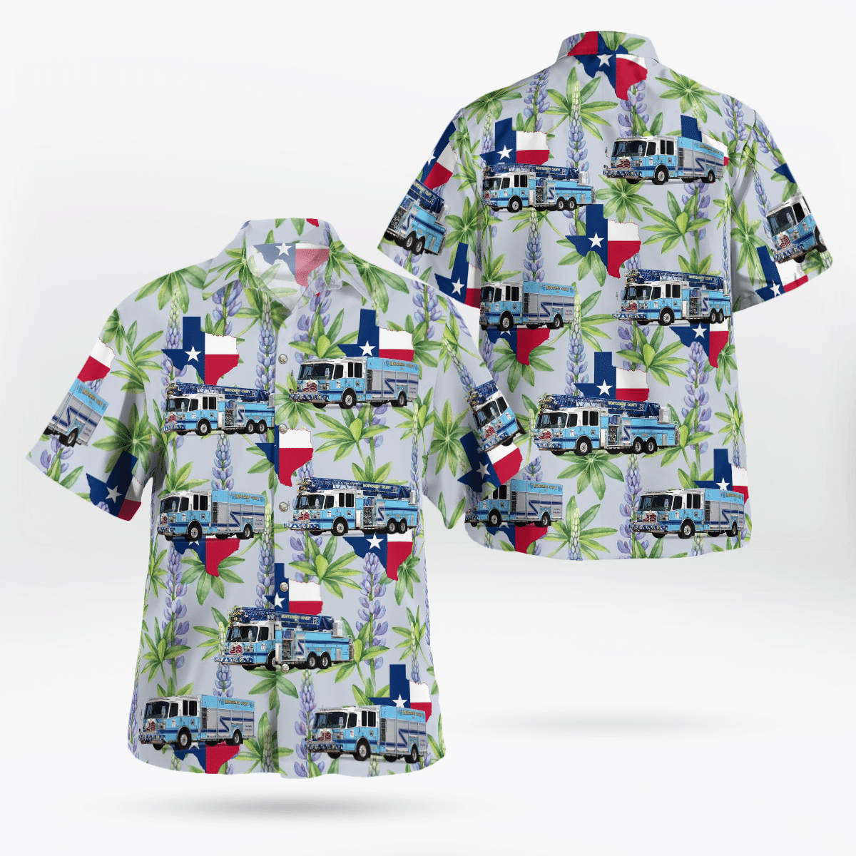 HOT Willis, Texas, Montgomery County ESD 1 Station 91 Willis Tropical Shirt1