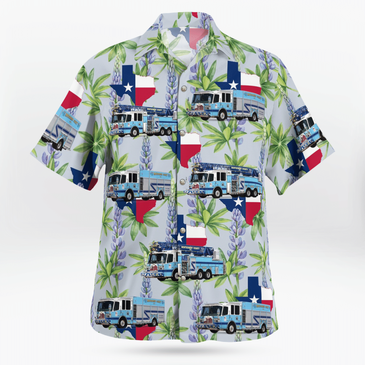 HOT Willis, Texas, Montgomery County ESD 1 Station 91 Willis Tropical Shirt2