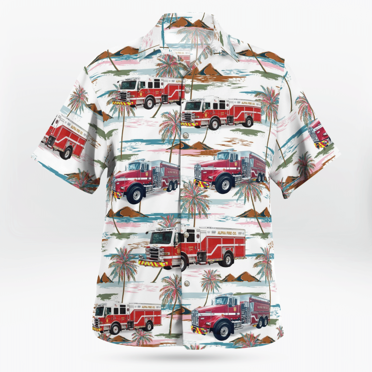 BEST Alpha Fire Company State College Pennsylvania Hawaiian Shirt2