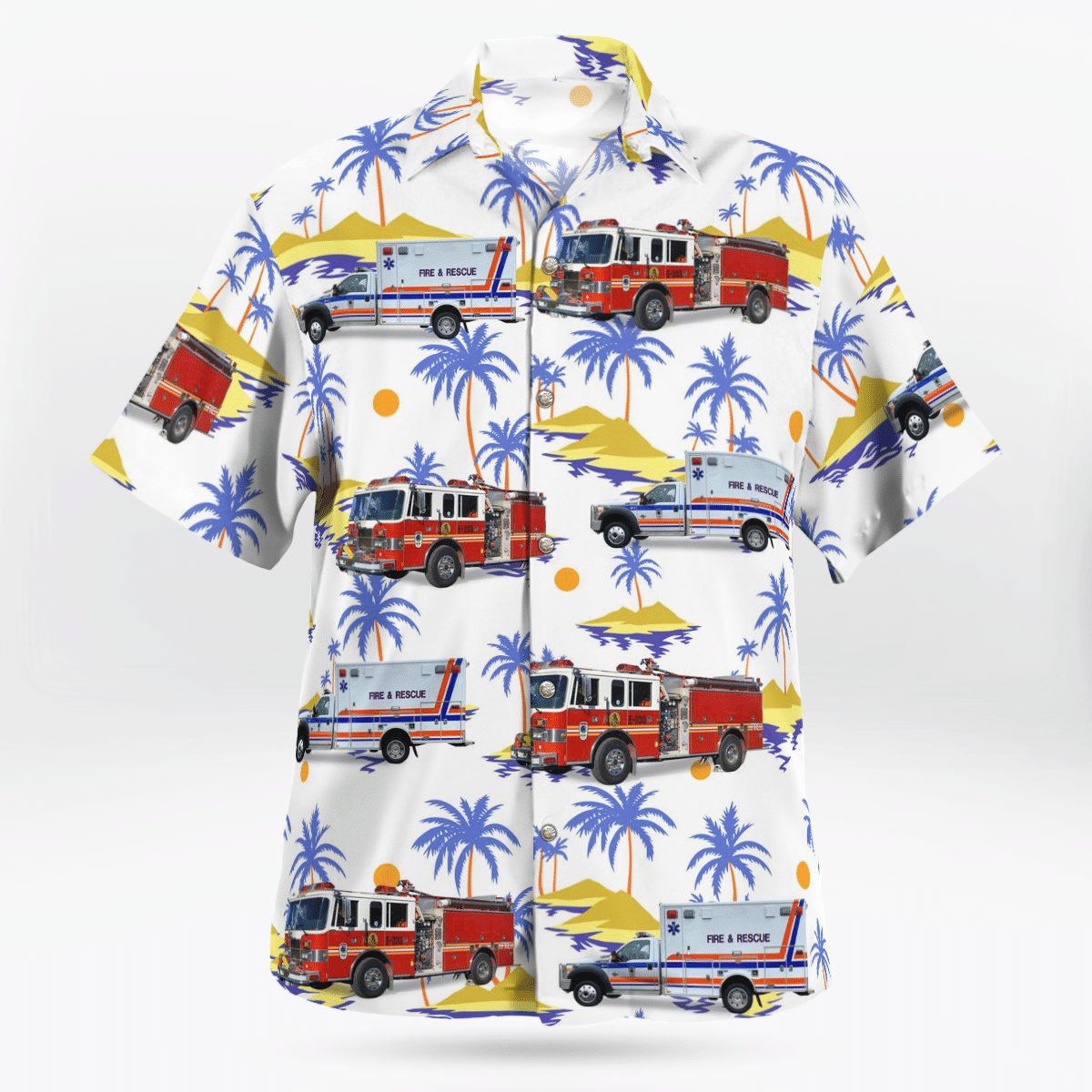 BEST New Market Fire & Rescue New Market Virginia Hawaiian Shirt2