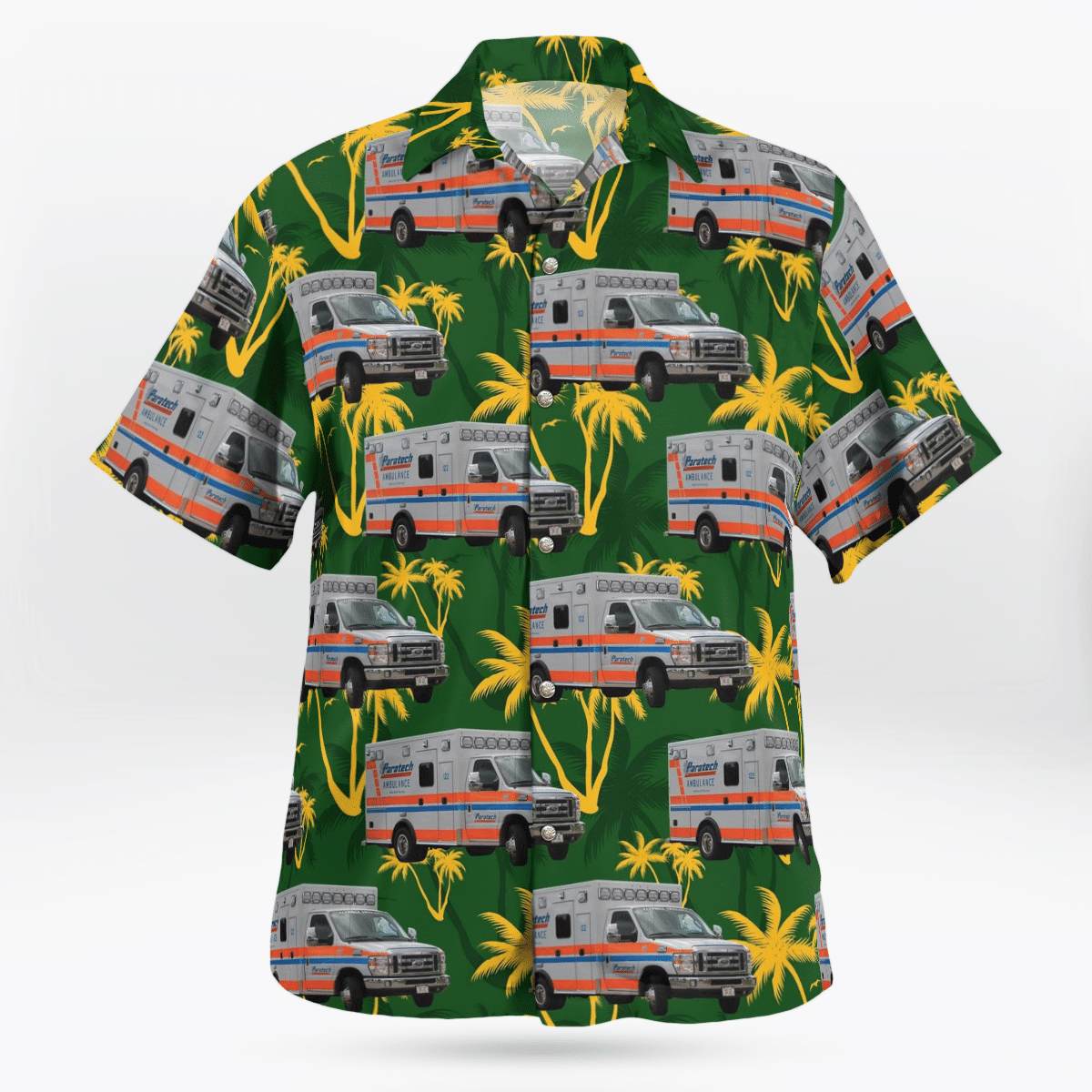 BEST Milwaukee Wisconsin Paratech Ambulance Service Hawaiian Shirt2