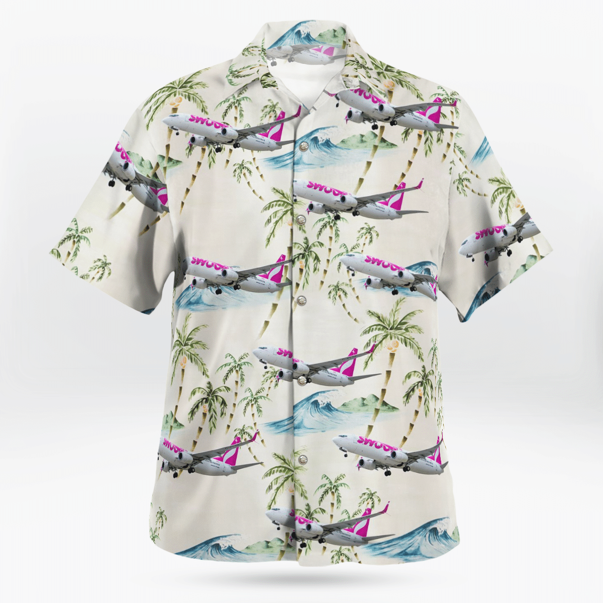 HOT Swoop airline Boeing 737 MAX 8 Tropical Shirt1