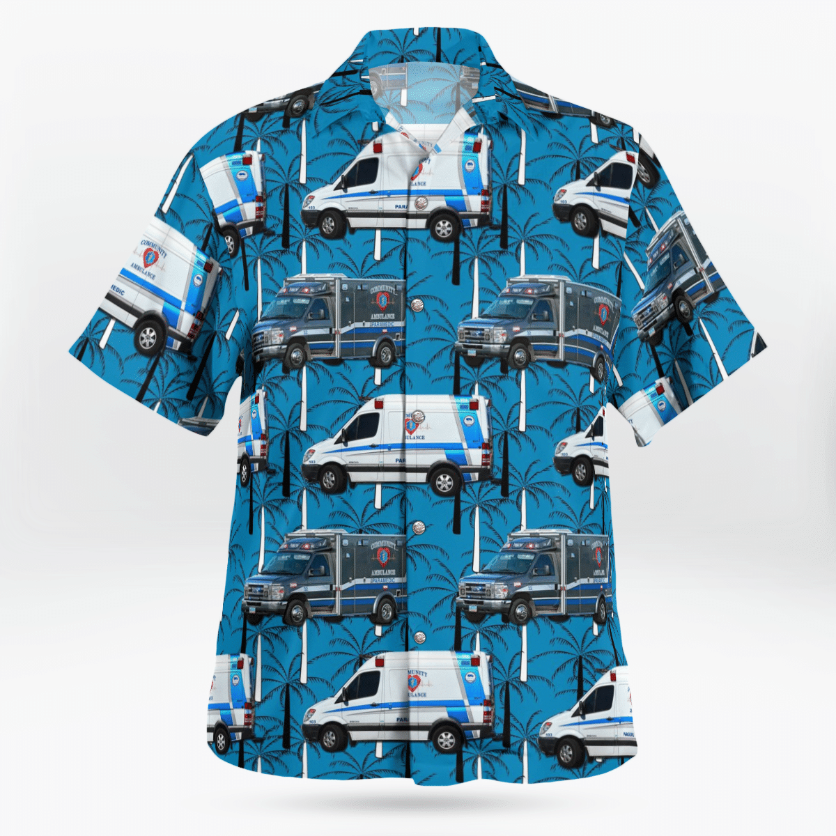 BEST Community Ambulance, Henderson, Nevada Fleet 3D Aloha Shirt2