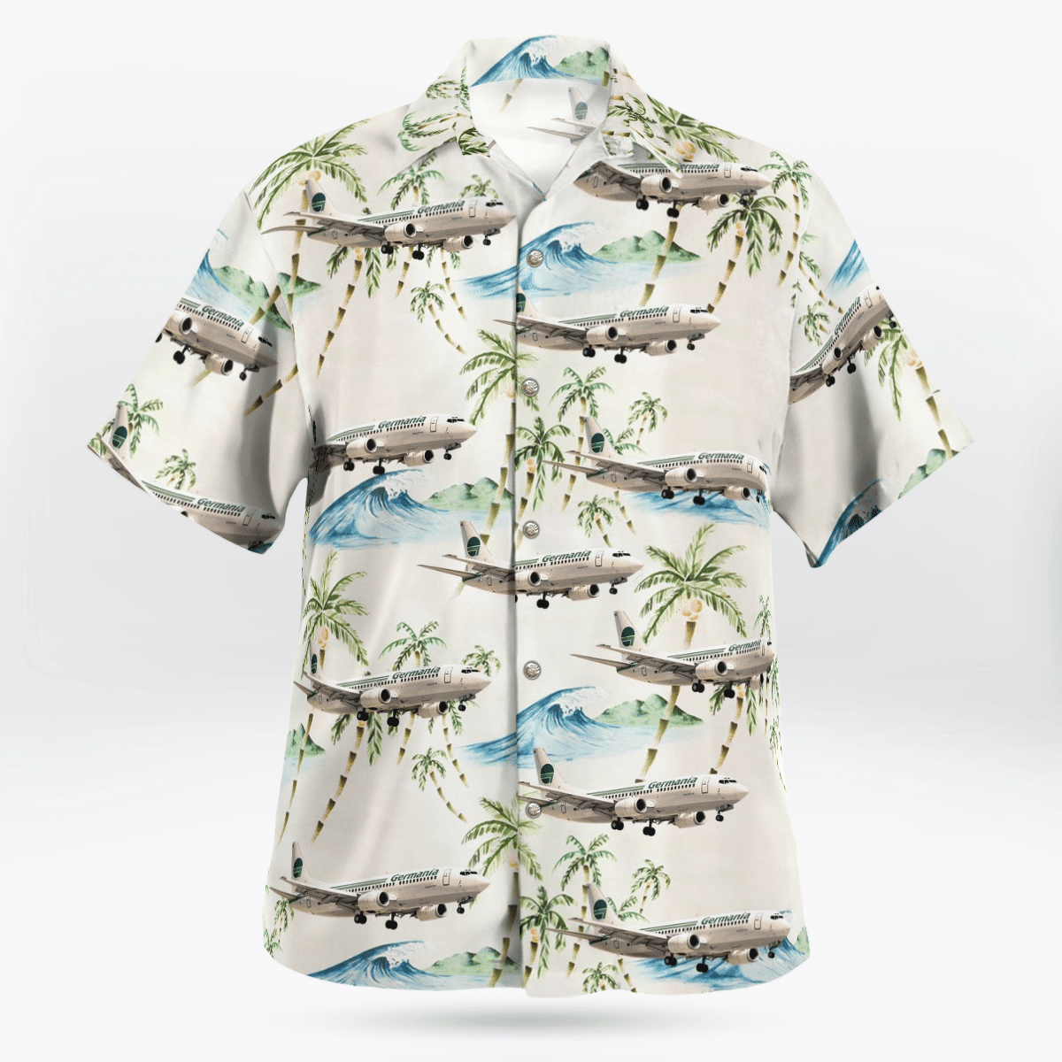 HOT Germania airline Boeing 737-300 Tropical Shirt1