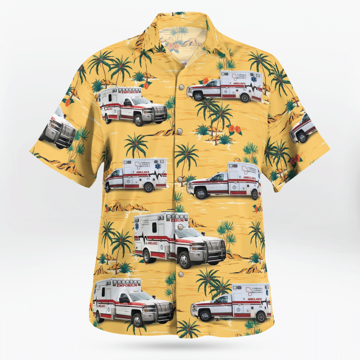 HOT Cameron County Ambulance Service, Emporium, Pennsylvania Tropical Shirt1