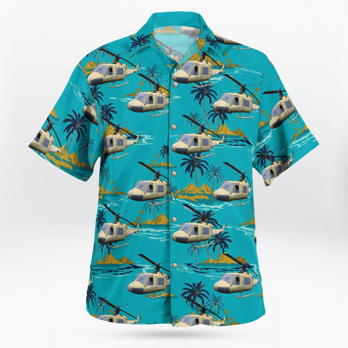 HOT US Army, 82nd Airborne Division War Memorial Museum, Bell UH-1A Iroquois Tropical Shirt1