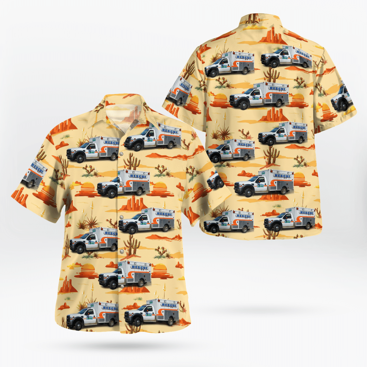 HOT Bluff, Tennessee, South Holston Rescue Squad Tropical Shirt2