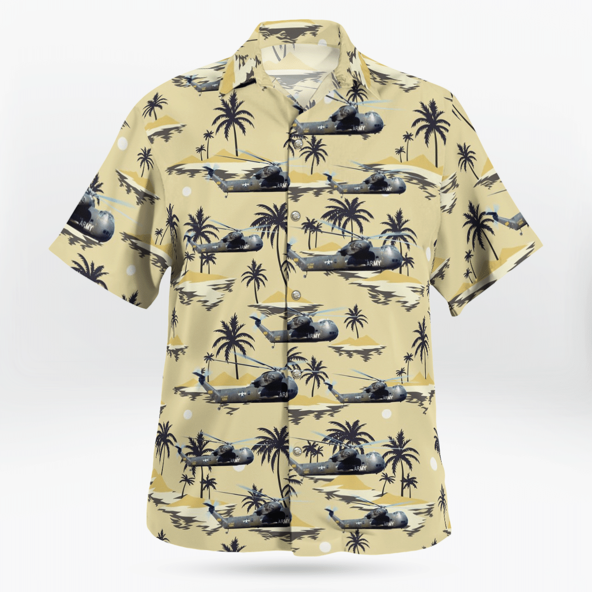 HOT United States Army Aviation Museum Sikorsky CH-37B Mojave Tropical Shirt1