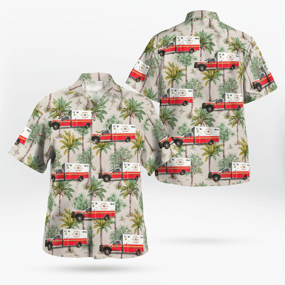 HOT Star Tannery Volunteer Fire & Rescue Tropical Shirt2