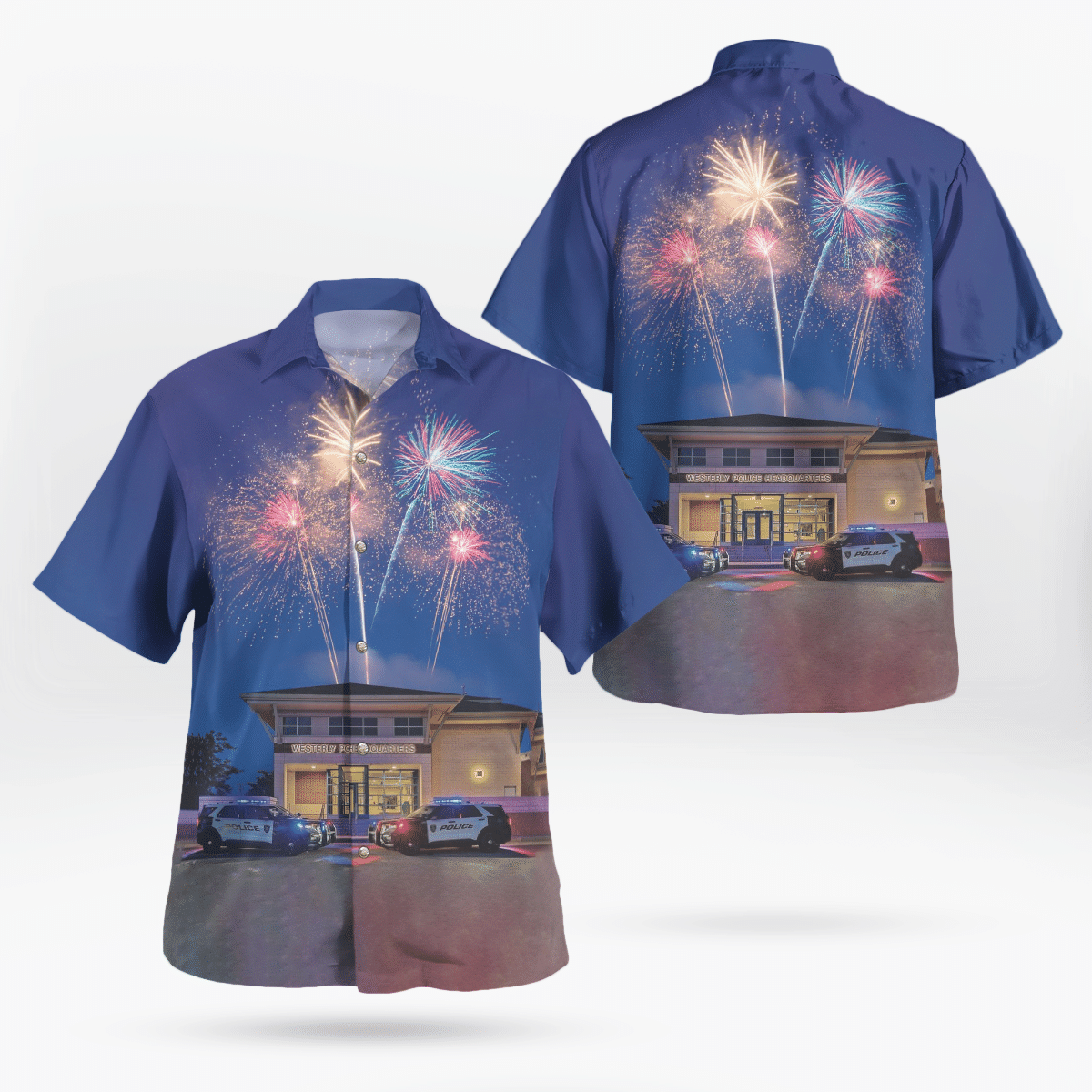 HOT Westerly Rhode Island Westerly Police Department 4th Of July Hawaiian Shirt1