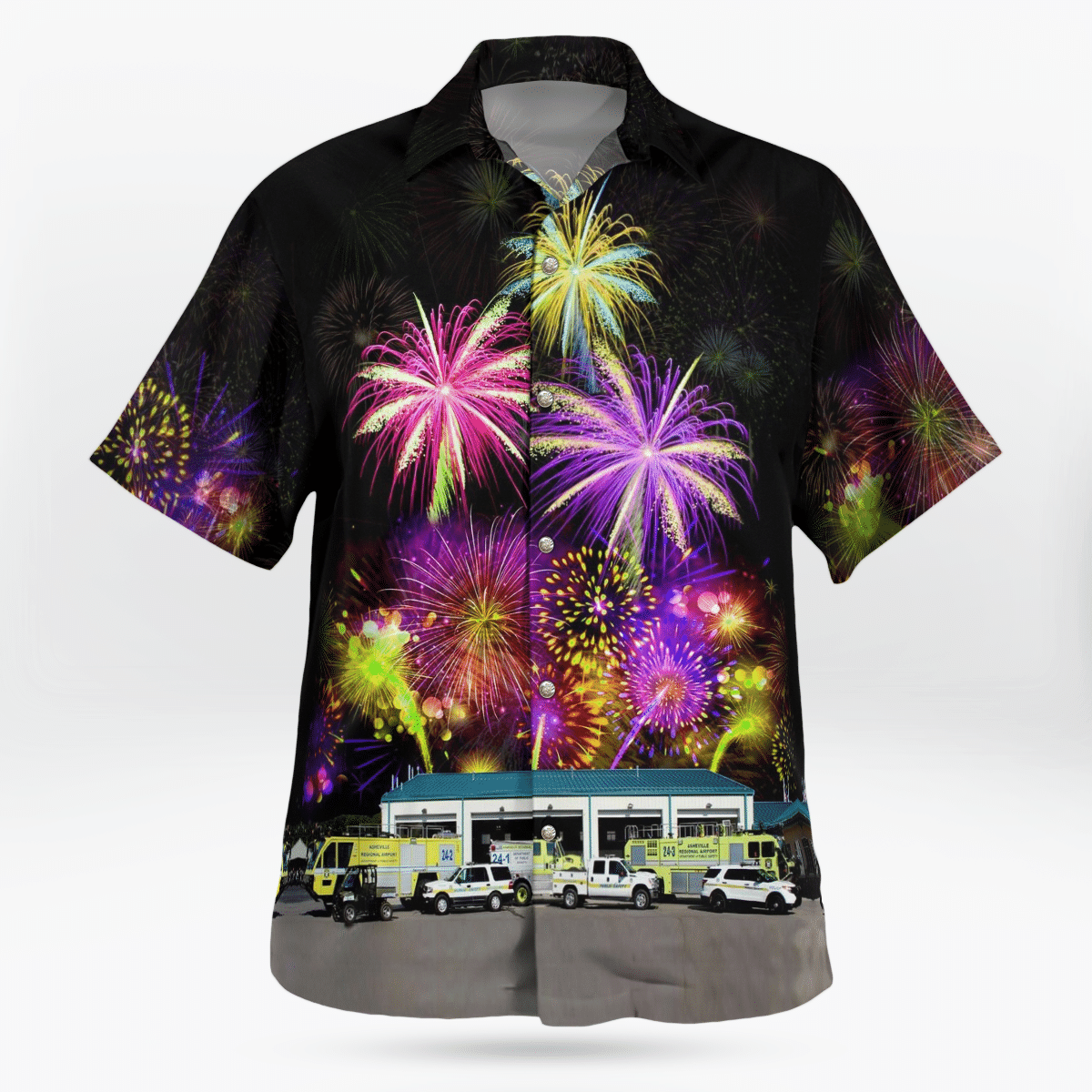 HOT Asheville North Carolina Asheville Regional Airport Department Of Public Safety 4th Of July Hawaiian Shirt2