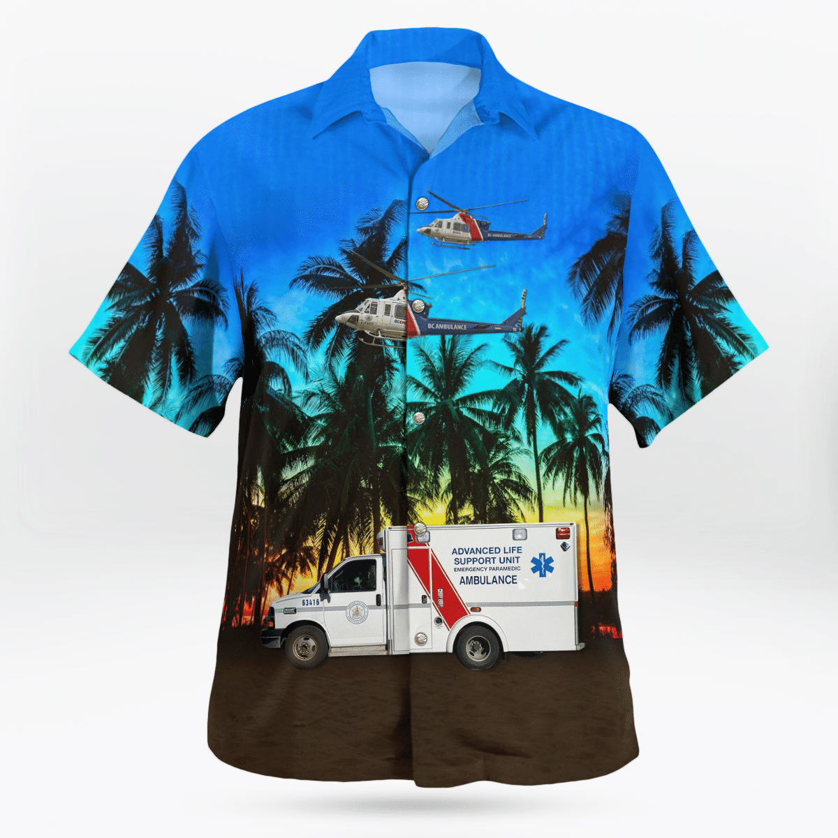 HOT BC Ambulance Service Hawaiian Shirt2