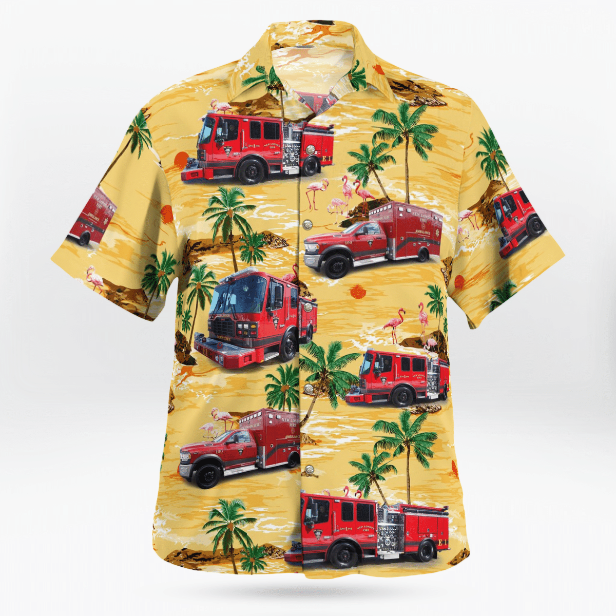 HOT New London Fire Department New London Connecticut Hawaiian Shirt2