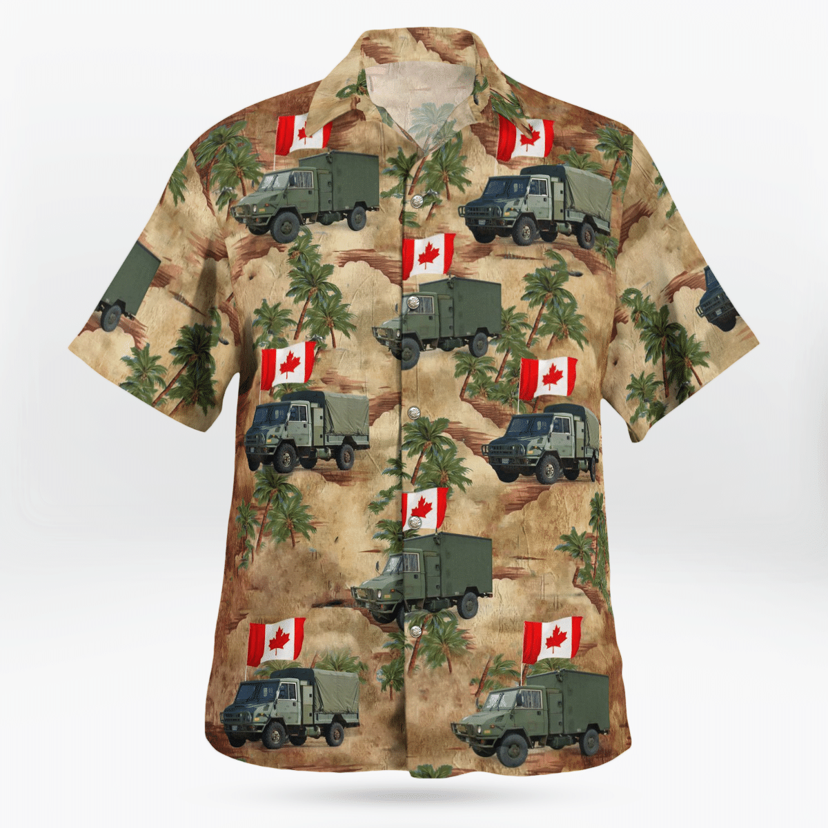 HOT Canadian Army LSVW Military Canada Day Hawaiian Shirt2