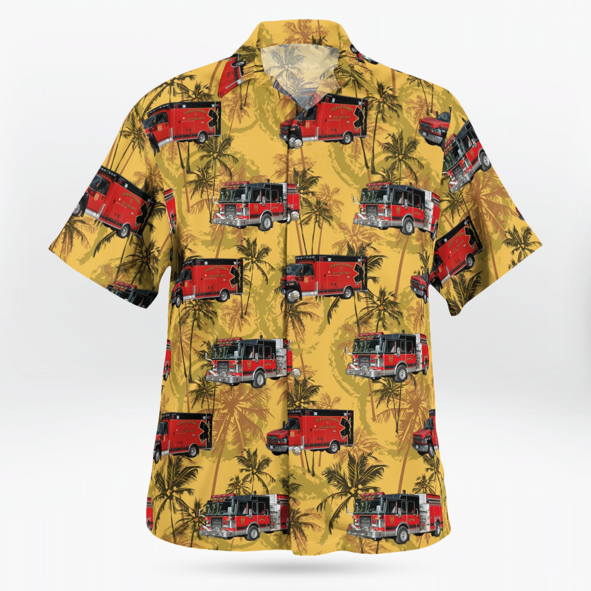 HOT Herald Harbor Fire Department Harbor Maryland Hawaiian Shirt2