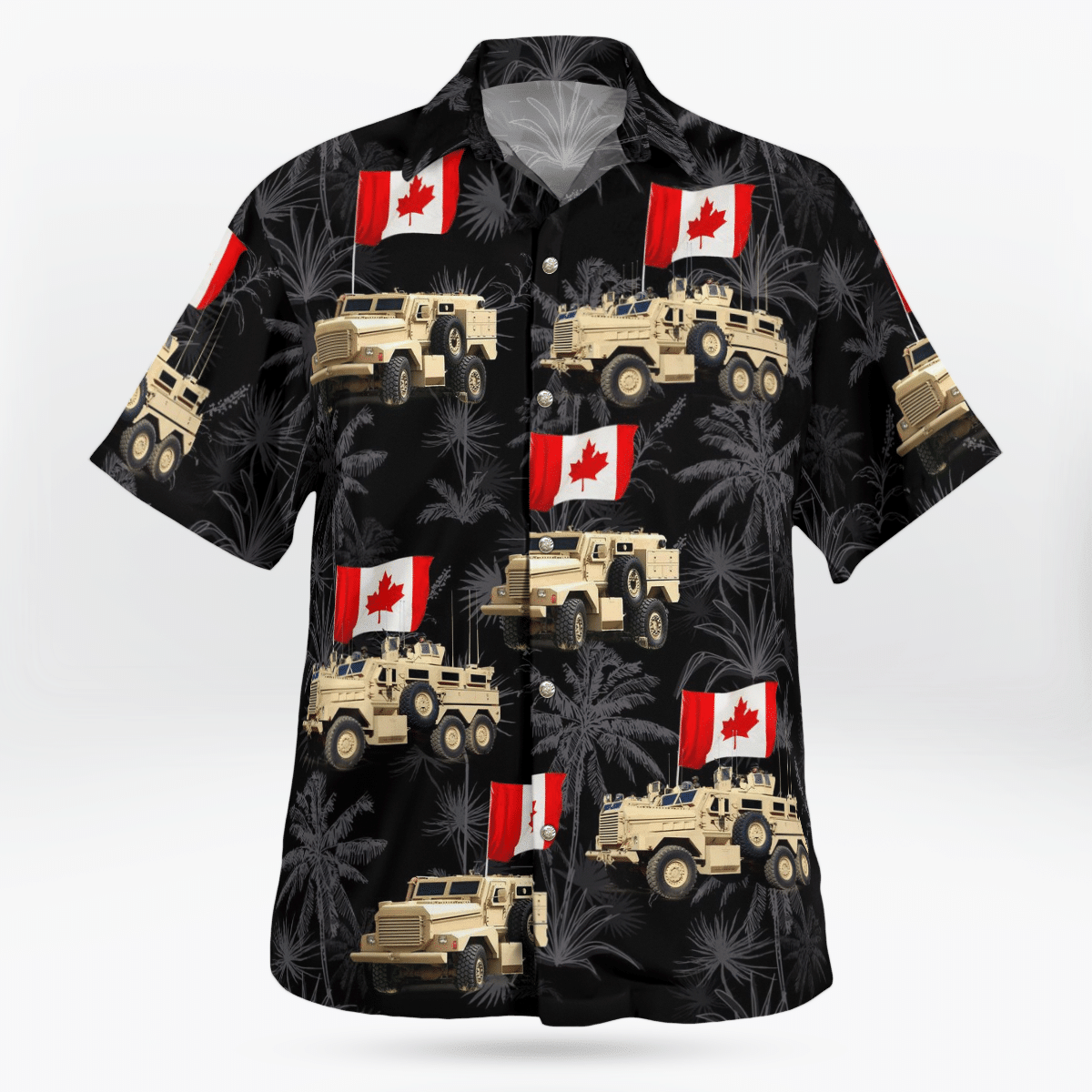 HOT Canadian Army Cougar H JERRV Canadian Army Hawaiian Shirt2