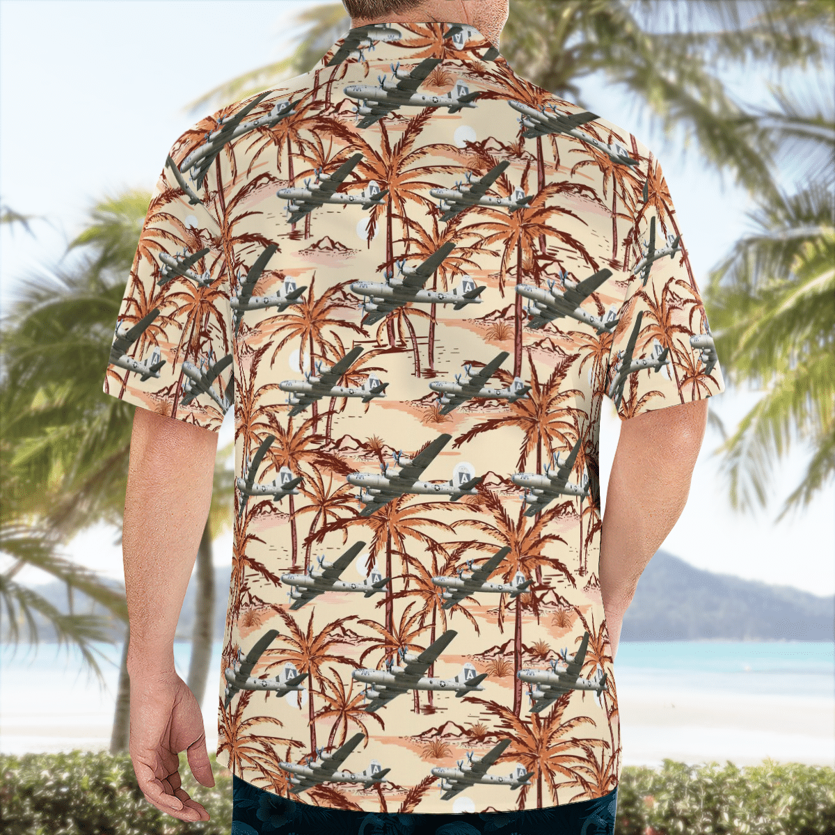 HOT WWII Boeing B29 Superfortress Strategic Bomber Military Aircraft Tropical Shirt1