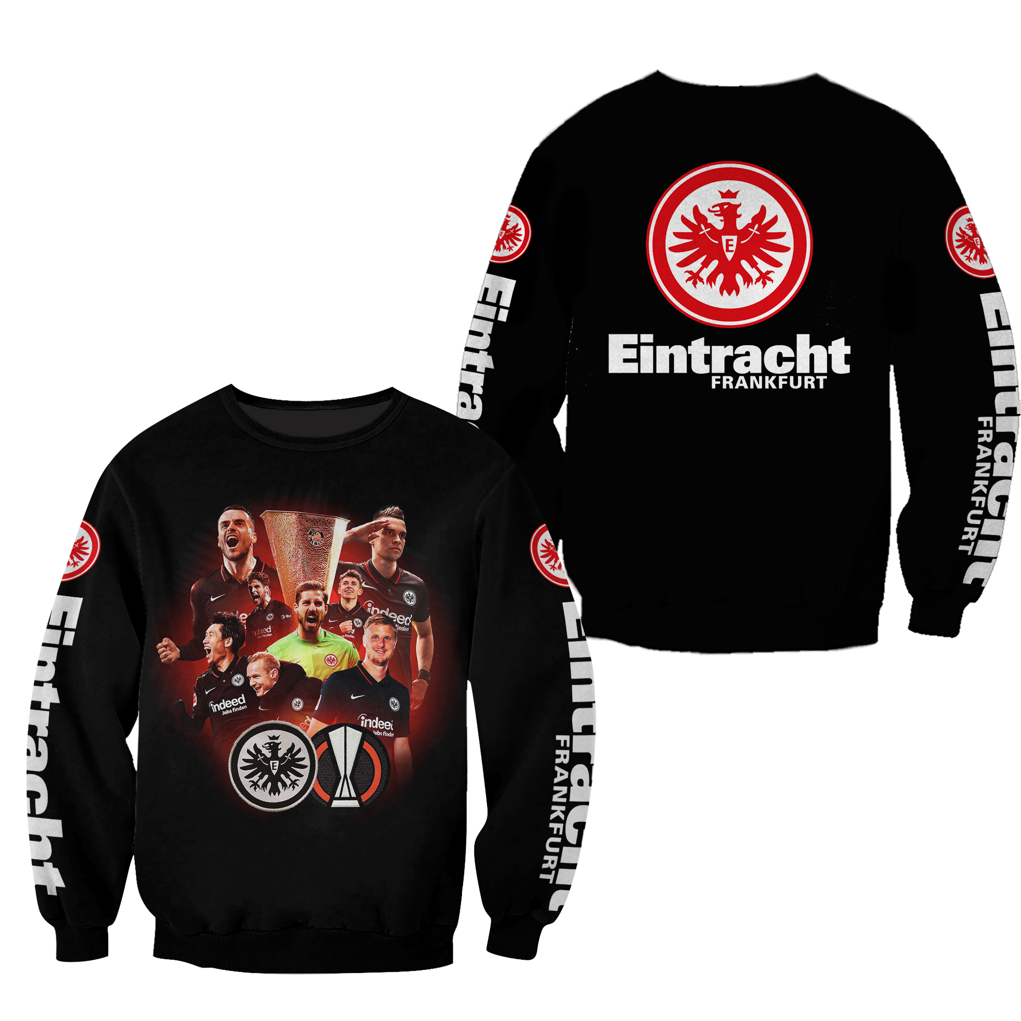 HOT Eintracht Frankfurt Champions 3D Print Hoodie, Shirt1
