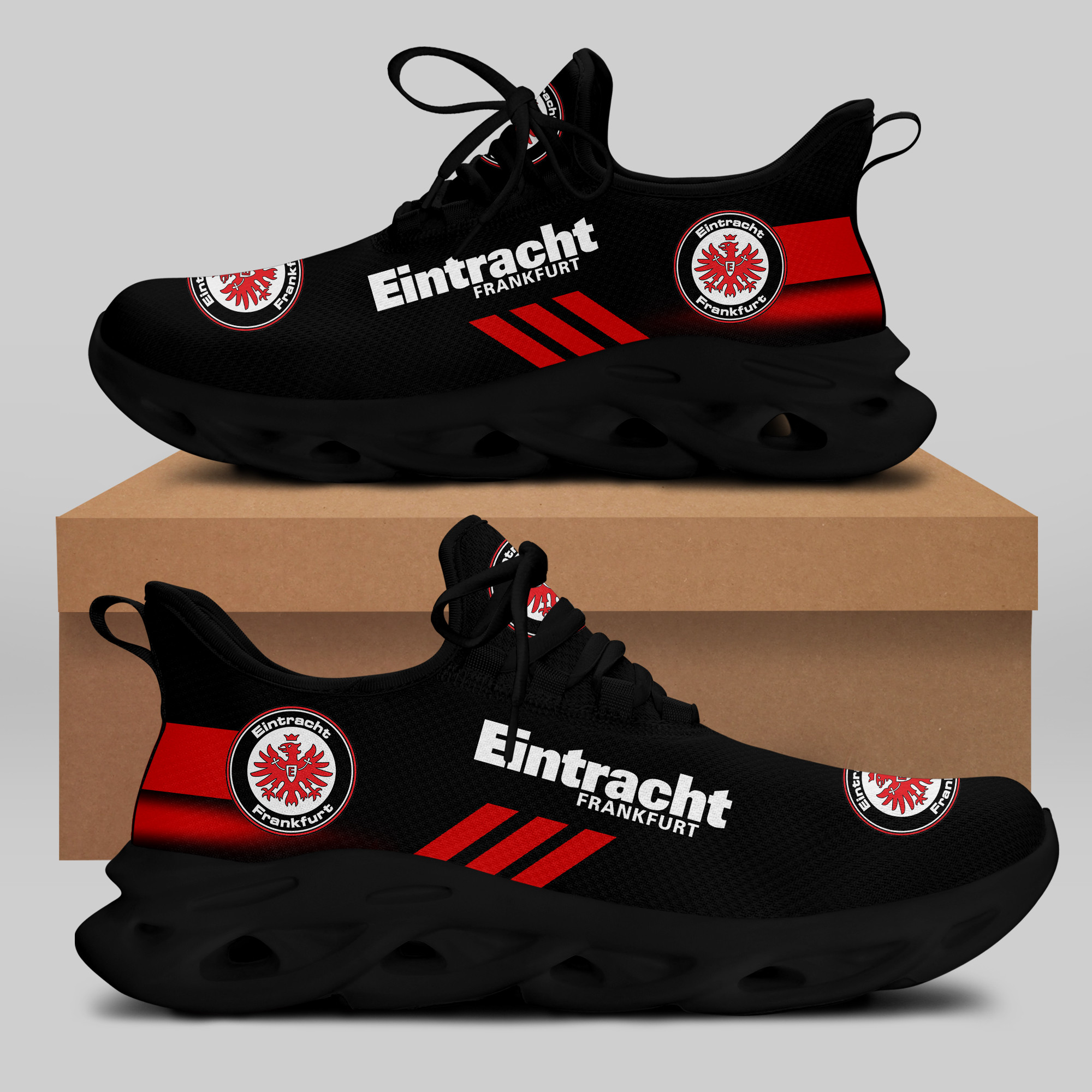 HOT Eintracht Frankfurt Blacks Clunky Max Soul Sneakers Shoes2