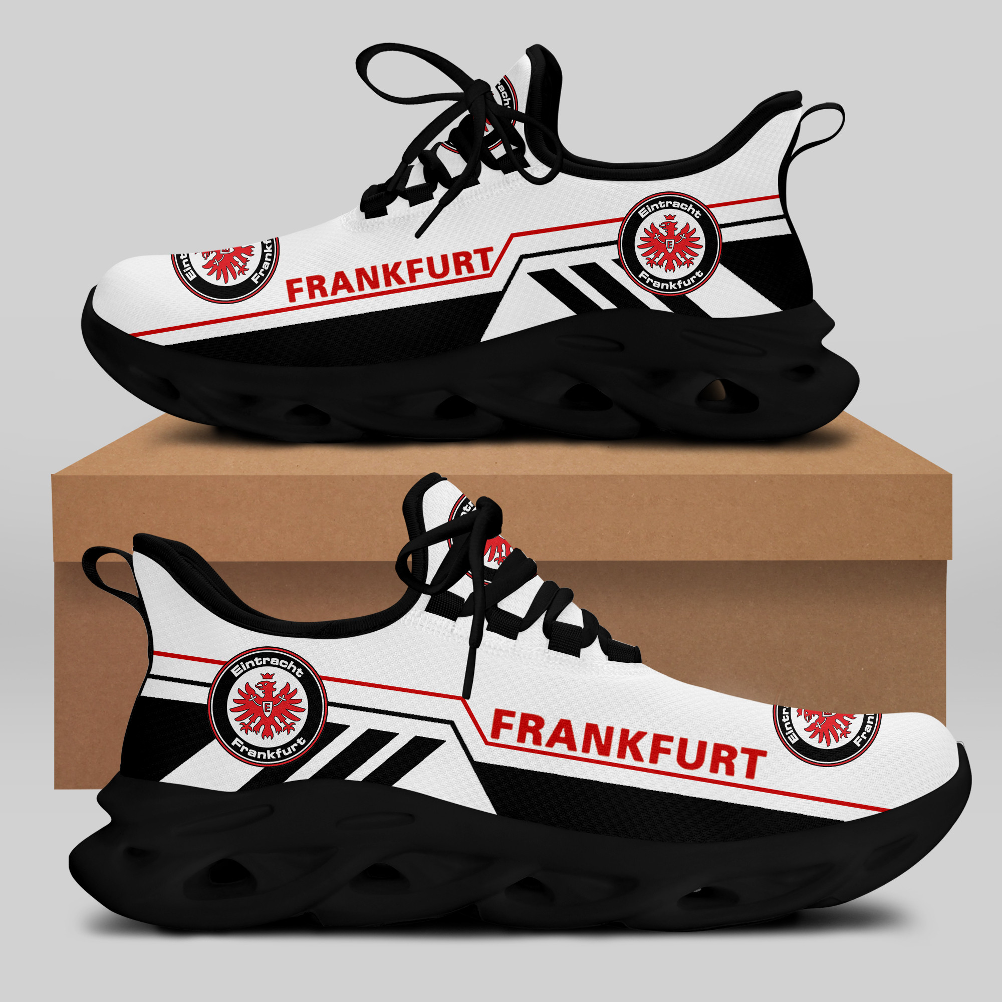 HOT Eintracht Frankfurt White Clunky Max Soul Sneakers Shoes1