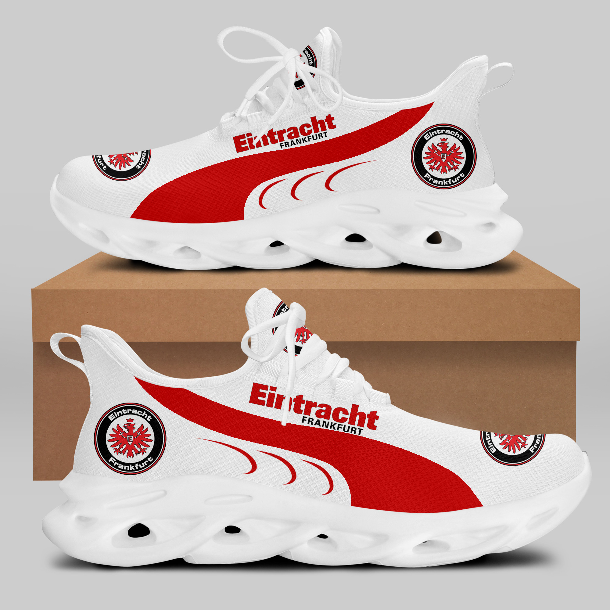 HOT Eintracht Frankfurt Red-White Clunky Max Soul Sneakers Shoes2