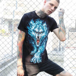 Luminous 3d Wolf T Shirt SH2199