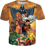 RageOn Teen Titans And Starfire T-Shirt