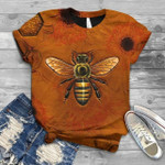 Bumblebee Sunflower 3D T Shirt Hoodie Sweater Model 839