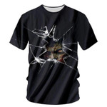 Zombie Look At You 3D Short Sleeve Men/Women 3D All-Over Print Tshirt