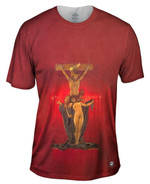 Felicien Rops – The Satanic Calvary (1882) Mens T-Shirt