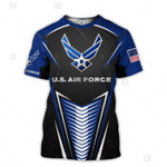Us Air Force T-shirt 3d Us Air Force Graphic Printed 3d T-shirt All Over Print Tee For Men For Women