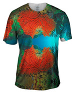 Cave Coral Party Underwater Mens T-Shirt