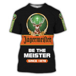 Jagermeister T-shirt 3d Jagermeister Graphic Printed 3d T-shirt All Over Print Tee For Men For Women