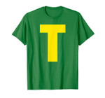 Name Letter T-Theodore Chipmunk Costume Christmas Group T-Shirt