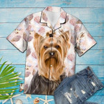 Aloha Shirt Seashells And Cute Yorkshire Terrier H207031 – Hawaiian Sh