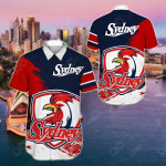 Discover Cool Hawaiian Sydney Roosters Special Short Sleeve Linen Button Down Shirt