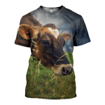Country Girl And Fish Unisex 3D T-Shirt All Over Print ONCZD