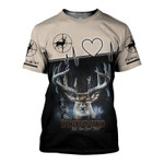 Viticstore™ Hunter Legend Desert Sand & Dark Blue Shade All Over Printed Xxl T-Shirt