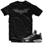 Oreo 4S Matching Sneaker Tees Shirts |Dark Knight Sneaker Tee Black | Streetwear Online