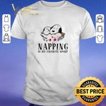 Nice Flowers Snoopy napping is my favorite sport shirt sweater