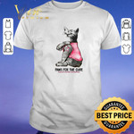 
	Premium Strong cat paws for the cure Breast Cancer Awareness shirt sweater