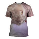 Cat And Tiger Friends Unisex 3D T-Shirt All Over Print ONCYE