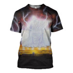 Great White Throne  Jesus Unisex 3D T-Shirt All Over Print ONDDI