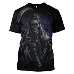 3d -Halloween Death Hoodies T-Shirt Apparel