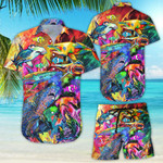 Sharks Watercolor LGBT Hawaii Shirt