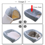 Cat Tent Nest Winter Cat Bed Foldable