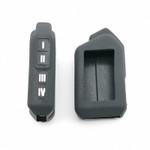 Two Way LCD Remote Fob Silicone Key Chain Case Cover