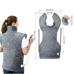 weighted heating pad for back and neck